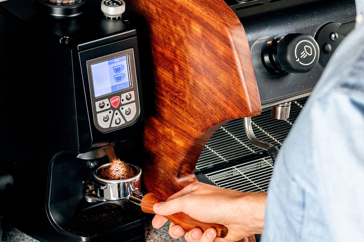 Eureka Atom 75 Espresso Grinder - Black: Silent & Powerful
