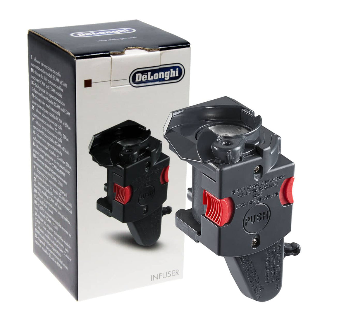 DeLonghi Infuser Brew Group Replacement Kit – 7313251451 – Fits ECAM / Magnifica S / Eletta / Dinamica / Dedica – Genuine OEM