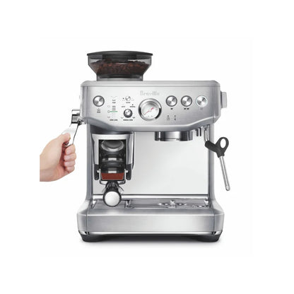 Breville Barista Express Impress BES876 — All-in-One Espresso Machine with Built-In Grinder